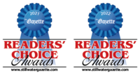 St. Croix Hospice Readers' Choice Awards prize badges