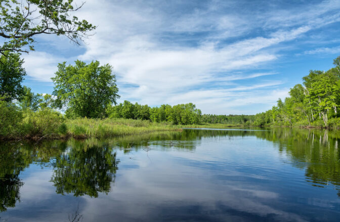 Fork of the Chippewa River in Wisconsin