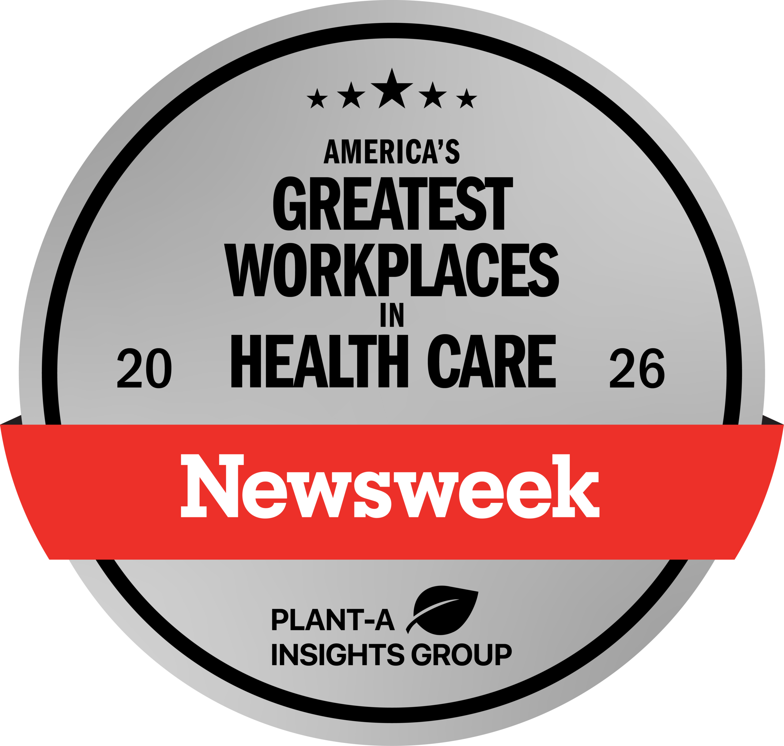 America's Greatest Workplaces in Health Care badge